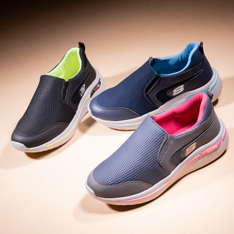 سكيتشر طبي أنيق بدعم مثالي للقدم طوال اليوم